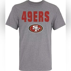 NFL San Francisco 49ERS Gray Men's Large Short Sleeve Graphic T-Shirt
